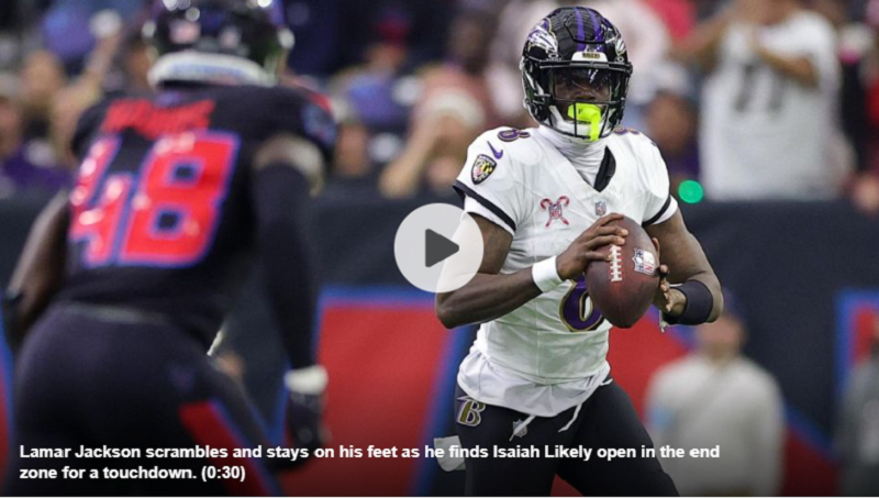 Ravens demolish Texans behind Derrick Henry, Lamar Jackson