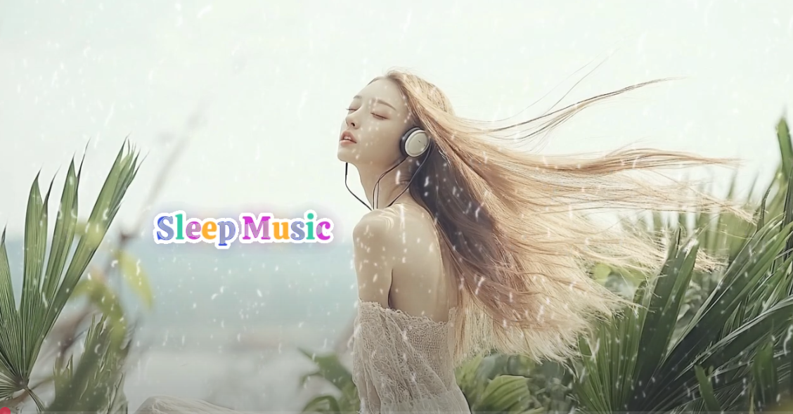 Healing Music, Stress Relief, 8 Hours Relaxing Sleep Music with Rain Sounds on the Windows,